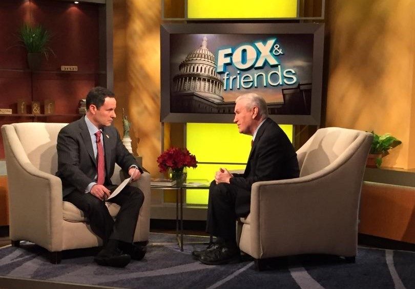 Author Doug Wead sits on FOX & Friends with Brian Kilmeade