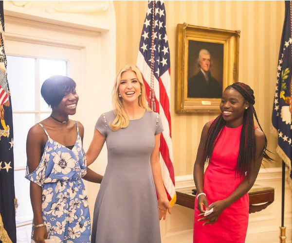 Ivanka Trump's humanitarian work, chibok girls, joy bishara, lydia pogu